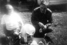472: Peter Mulrooney, his wife Hannah Hynes, and unidentified young child. [courtesy of Lorraine Kerrivan]  - Peter son of Stephen Mulrooney &amp;amp; Anne Judge